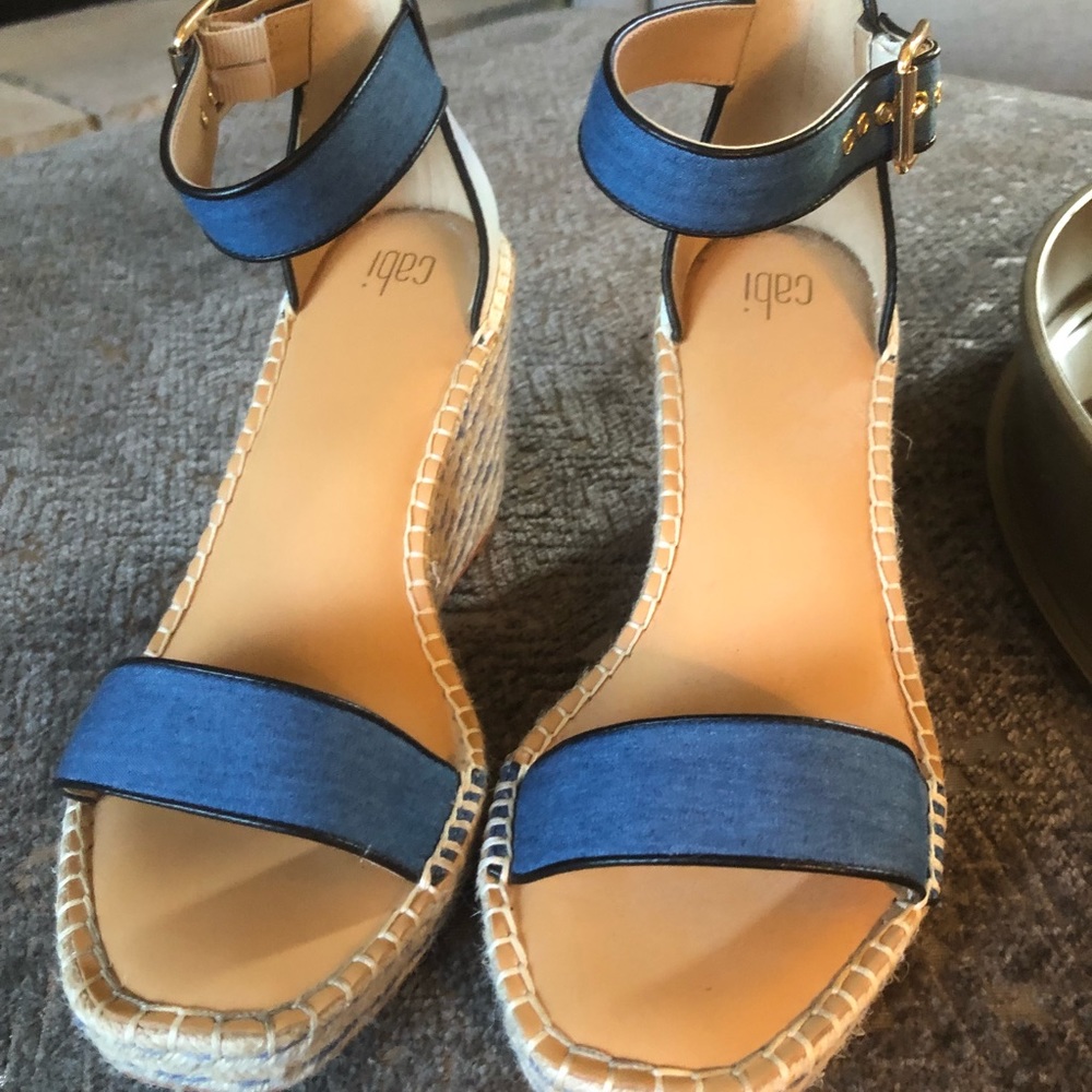 Cabi Parker Wedge Sandals - Picture 2 of 3